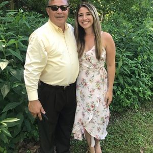 Lush Floral High- low dress